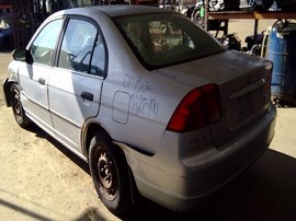 2001 HONDA CIVIC, SILVER, DX MODEL, 1.7L, AT.  A25191